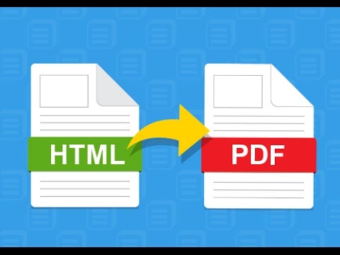 Können Sie mit dem Schreiben des Codes zum HTML als PDF speichern beginnen